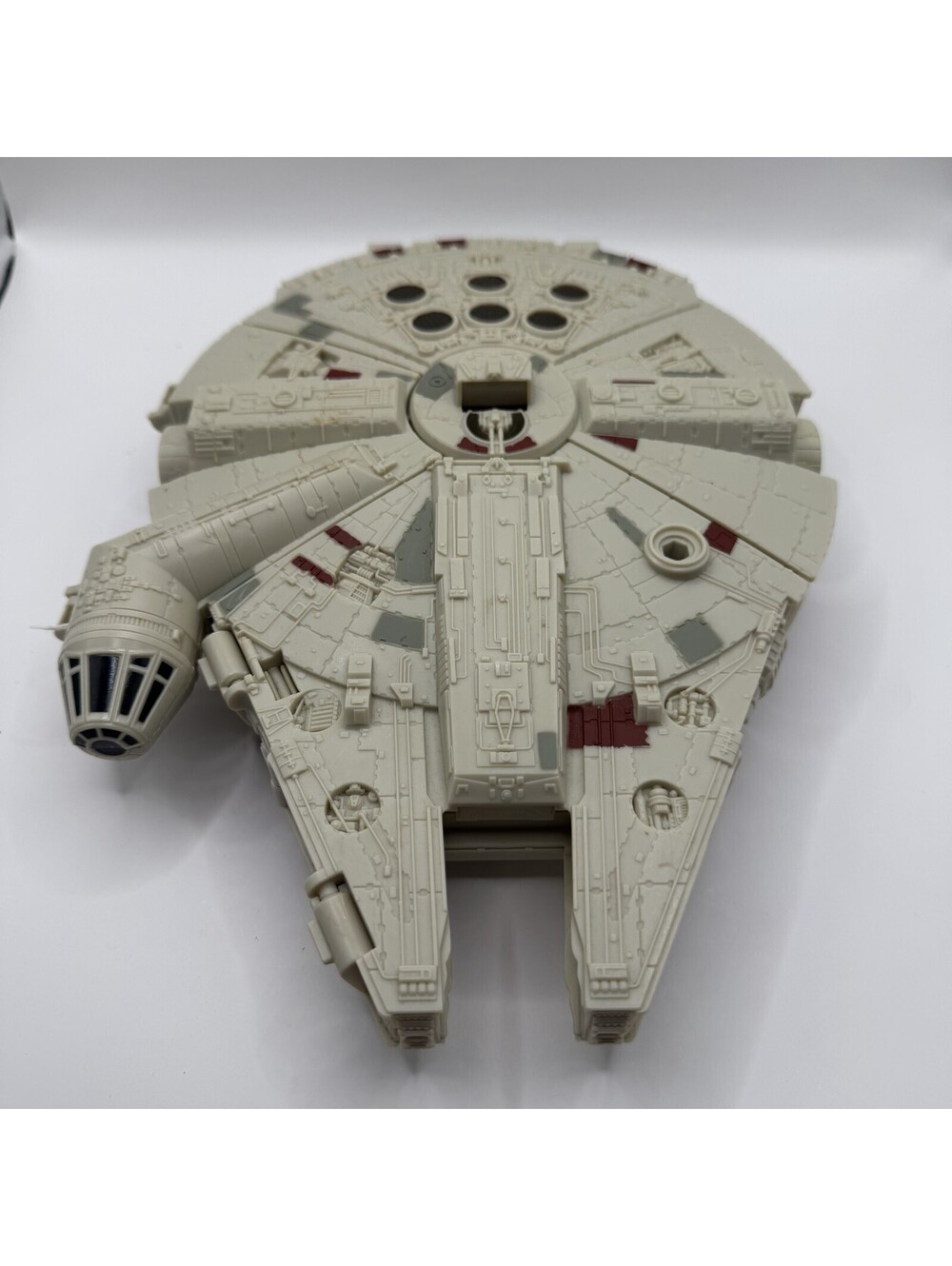 Star Wars Millennium Falcon Hasbro Toy Spaceship Gray Pop Open Play